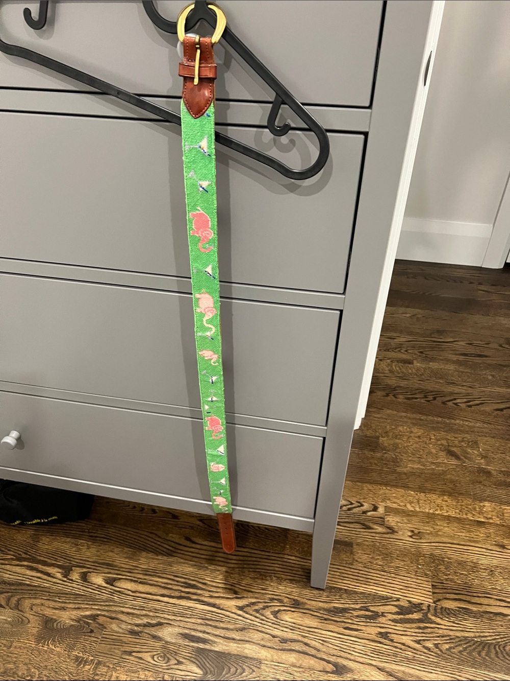 leather design belt as is